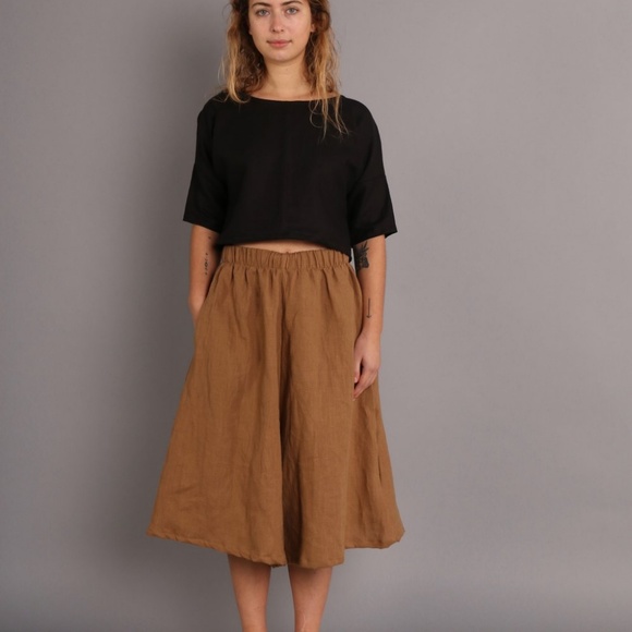 Conscious Clothing Pants - Linen Culottes from Concious Clothing